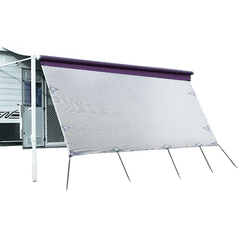 4.3m Caravan Privacy Screen Side Sunscreen Sun Shade for 15' Roll Out Awning