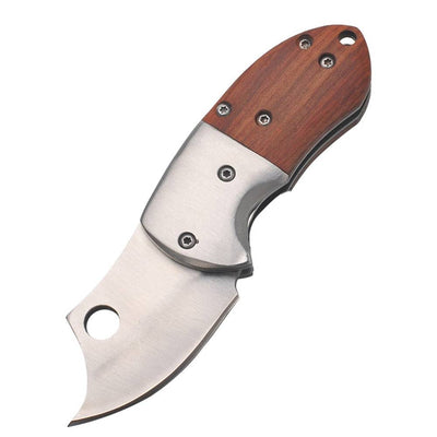 Small Mini Stainless Steel Folding Pocket Knife - Black
