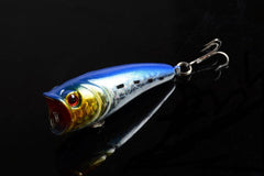10X 6cm Popper Poppers Fishing Lure Lures Surface Tackle Saltwater