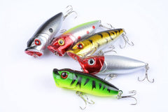 5X 6.5cm Popper Poppers Fishing Lure Lures Surface Tackle Fresh Saltwater