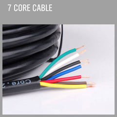 50M X 7 Core Wire Cable Trailer Cable Automotive Boat Caravan Truck Coil V90 PVC