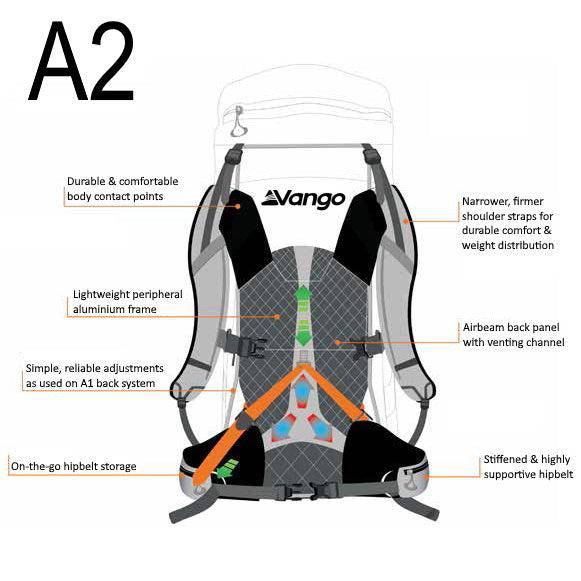 Wrath 60+10 litre - 2.16kg by Vango