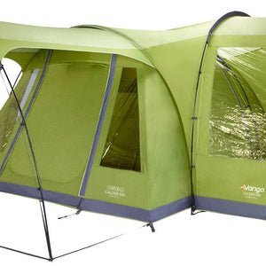 6 Person Camping & Touring Tent - Calder 600 with Exceed Side Awning Tall by Vango