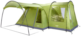 6 Person Camping & Touring Tent - Calder 600 with Exceed Side Awning Tall by Vango