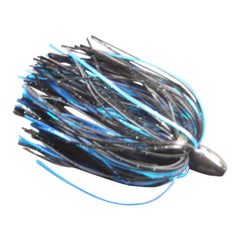 Vike 11/4 oz Skirted Microjig in Black Blue