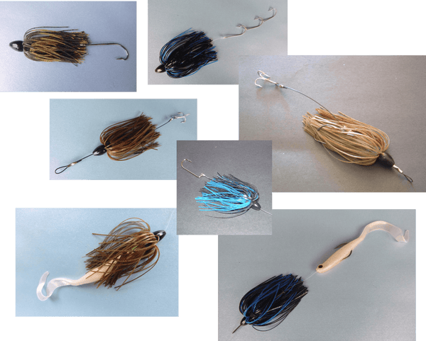 Vike 3/4 oz Skirted Microjig in Green Pumpkin