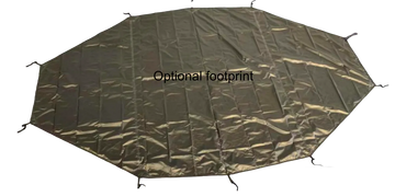 Footprint for Vern 2 Tent by Nortent + 2 Person Camping & Hiking Tent - Vern 2 Tent - 3.9kg by Nortent