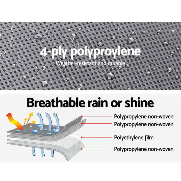 Weisshorn 16–18ft Caravan Cover 4 Layer UV Water Resistant