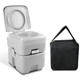 20L Portable Outdoor Camping Toilet with Carry Bag- Grey