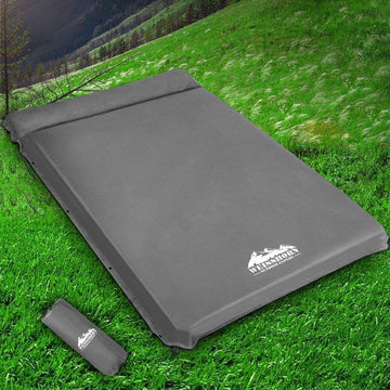 Double Size Self Inflating Mattress - Grey
