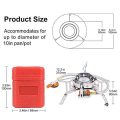 Camping Wind Proof Gas Burner Outdoor