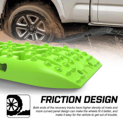 X-BULL Recovery tracks kit Boards Sand Mud Trucks 6pcs strap mounting 4x4 Sand Snow Car green GEN3.0