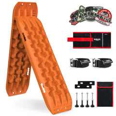 X-BULL Recovery tracks Sand tracks KIT Carry bag mounting pin Sand/Snow/Mud 10T 4WD-Orange Gen3.0