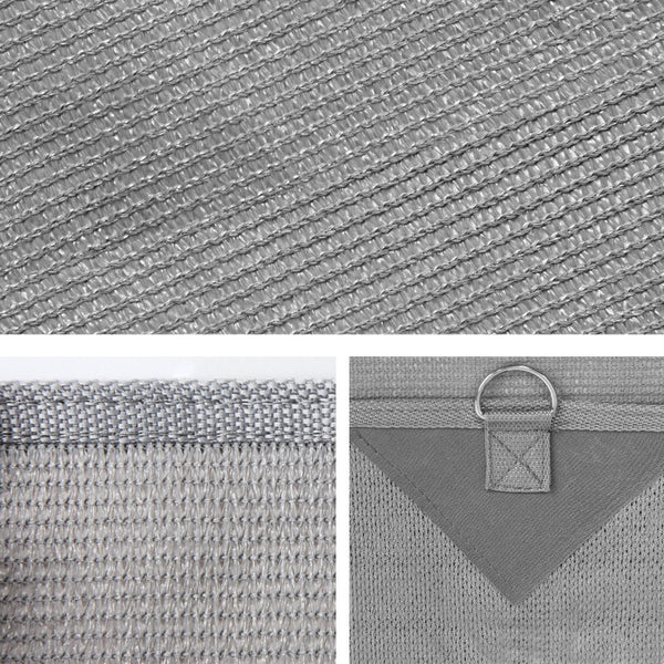 3.4M Caravan Privacy Screens 1.95m Roll Out Awning End Wall Side Sun Shade - Camping Australia