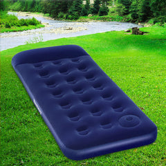 Bestway Single Size Inflatable Air Mattress - Navy - Camping Australia