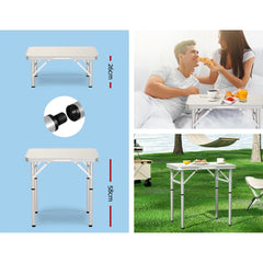 Portable Folding Camping Table 60cm - Camping Australia