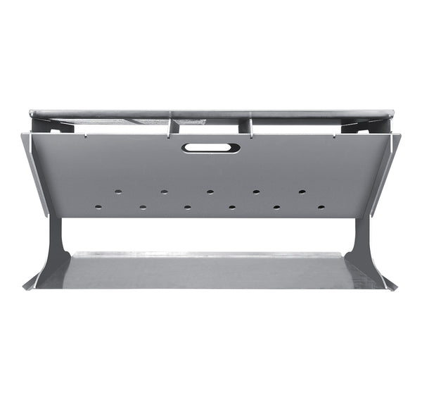 Grillz Fire Pit BBQ Outdoor Camping Portable Patio Heater Folding Packed Steel - Camping Australia