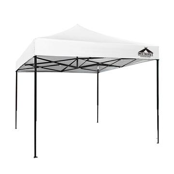 Instahut Gazebo Pop Up Marquee 3x3 Outdoor Wedding Base Pod Kit White - Camping Australia