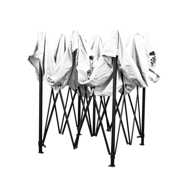 Instahut Gazebo Pop Up Marquee 3x3 Outdoor Wedding Base Pod Kit White - Camping Australia