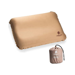 Self Inflating Camping Pillow with Ergonomic 3D Support - Gold - Camping Australia