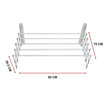 Clothes Airer Pull Out Expander Clothes Line Caravan RV Laundry Accessories - Camping Australia