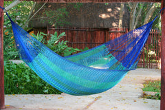 Mayan Legacy Bed Cotton hammock - Classic in Caribe colour - Camping Australia